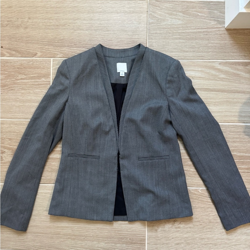 Halogen Charcoal Gray Blazer